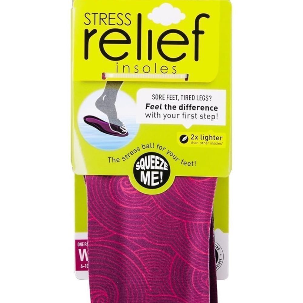 Stress Relief Insoles in Pink NWT NOT OPENED